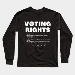 Voting Rights for ALL Long Sleeve T-Shirt